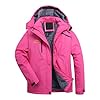 HAOLEI Giacca da Sci Impermeabile Donna Montagna Giacche Pile Invernale Antivento Cappotto con Cappuccio Giacche Softshell da Escursionismo da Donna Giacca Antivento Giacche Sportive e Tecniche #1