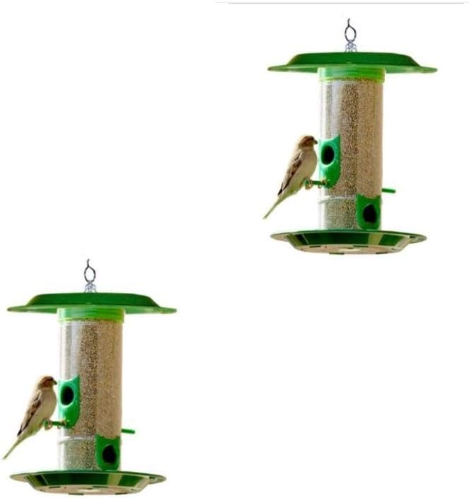 Amijivdaya Medium Bird Feeder with hut Pack of 2