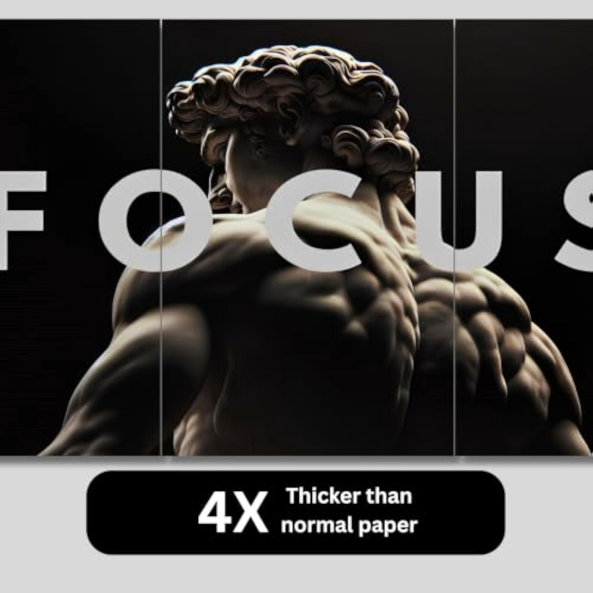 FOCUS Motivational Split Poster Set of 3