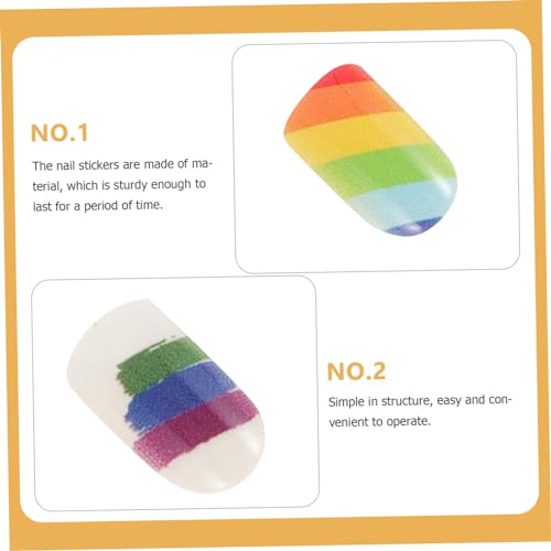 NOLITOY 3 Caixas De Unhas Postiças Infantis Unhas Postiças Para Adolescentes Decoração De Caixão Unh