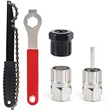 Kit de herramientas todo en uno: este completo kit de herramientas de reparación de bicicletas viene completo con una herramienta de extracción de pedalier, extractor de manivela y una llave de 8 mm para satisfacer todos los requisitos de mantenimiento de tu bicicleta.