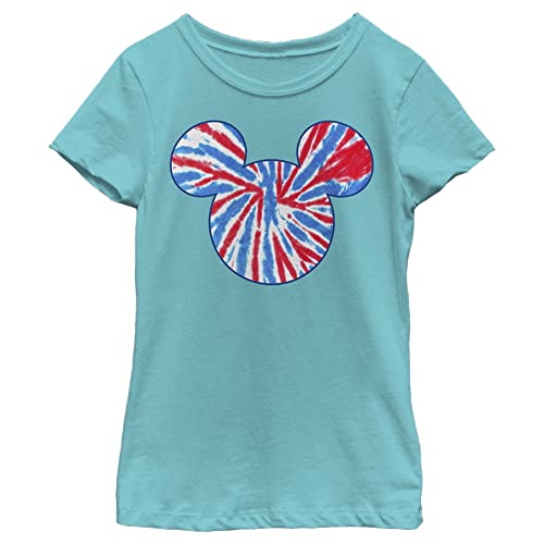 T-shirt Disney fille motif tie dye parfait pour les vacances d'été