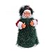 GRTG Elektrischer Weihnachtsbaum, Weihnachtsmann Rollenspiel Öffnung 360° Drehbar, Tanzen, Singen, Weihnachtskinderspielzeug, Geschenke, Partydekorationen