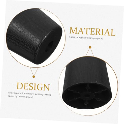 Patas de mesa de plastico SHINEOFI negras juego de 12 para renovar muebles de salon 4