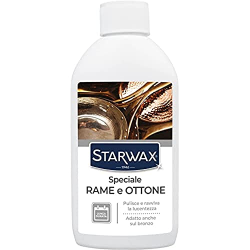 STARWAX - detergente rame e ottone - 250ml - pulisce in profondità - brilla - effetto duraturo - contro l'ossidazione - senza ammoniaca