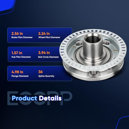 Image of ECCPP 2-Piece 930-800 Wheel Hub Bearing TT Quattro 2000-2006 | 1998-2010 Pre-Greased Sealed