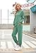 Pink Queen Two Piece Tracksuits For Women Long Sleeve Drawstring Pullover Sweater Loungewear Sets Winter Long Active Jogger Pants With Pockets Green S