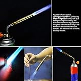 soplete de soldar cobre La antorcha de encendido manual está hecha de cobre y acero inoxidable, duradera y compacta.