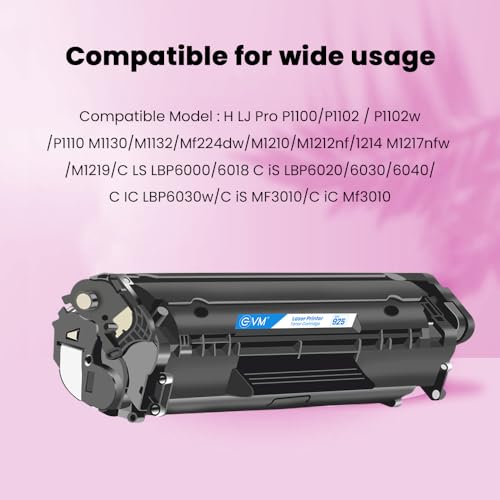 Image of EVM Compatible Toner Cartridge for HP LaserJet P1102 /P1102w /P1106 /P1108 /M1136 MFP /M1212nf /M1214 - 1600 Pages | High Density | 1 Year Warranty