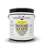 Armstrong-Clark Deck and Wood Stain (1 Gallons, Rustic Brown Semi-Transparent)