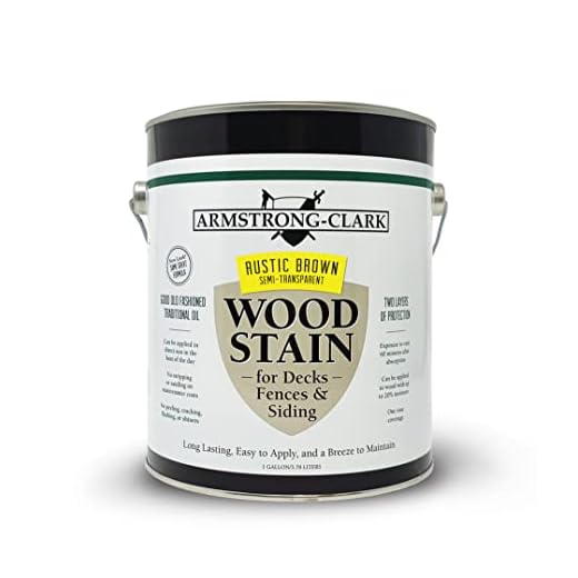 Armstrong-Clark Wood Stain (Rustic Brown)