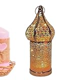 ➼Design élégant : la lampe de bureau marocaine possède une superbe ferronnerie qui met en valeur le savoir-faire et le talent artistique de la culture marocaine. Il ajoute une touche de charme exotique à votre maison ou vos bureaux.