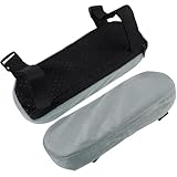 Dekorinex 2 Stück Armlehnenpolster Bürostuhl, Armlehnen Polster, Armlehnenpolster Weiches Ellenbogen Kissen, Bürostuhl Armabdeckungen, Bürostuhls Armlehnen Polster, für Spielstühle, Rollstühle (Grau)