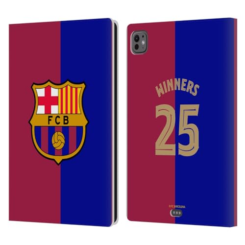 Coque iPad Pro 11 M4 M5 FC Barcelona évite rayures écran cuir