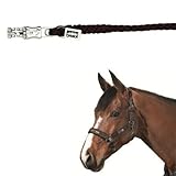  Eskadron Halfter Dornschnalle + Strick (Panikhaken) im Set choco/Warmblut