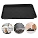 TOGEVAL 2pcs Wear-Resistant Plastic Storage Tray Multi-Function Boot Tray for Use Design Raised Edges for Shoes