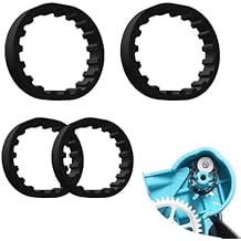 TEYOUYI Pool Robot Belt for Intex ZX300 Replacement Parts for Axle Belts Robot Pool Cleaner Wheel Compatible with INTEX ZX300 4PCS Black