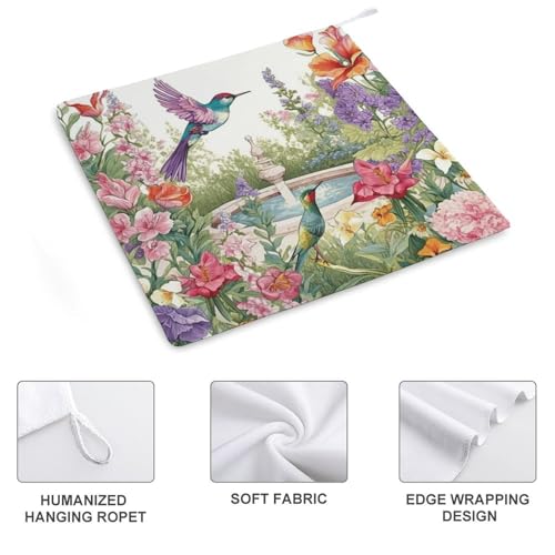 Serviette décorative de qualité hôtel avec motifs oiseaux et fleurs - 5