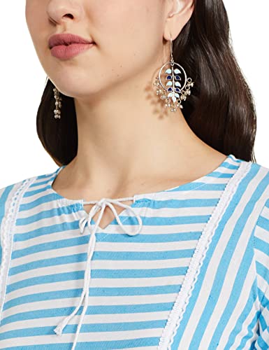Image of GRECIILOOKS Cotton Printed Regular Kurti Festive Kurta Set for Women