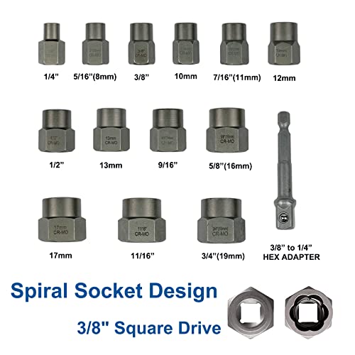 Tr Toolrock 26-Piece Easy Out Screw Extractor Bolt Extractor Set And Drill Bit Set, Stripped Bolt Remover, Screw Extractor, Hss Drill Bit And Socket Adapter, Extractor Tool Set With Storage Case #TOP2