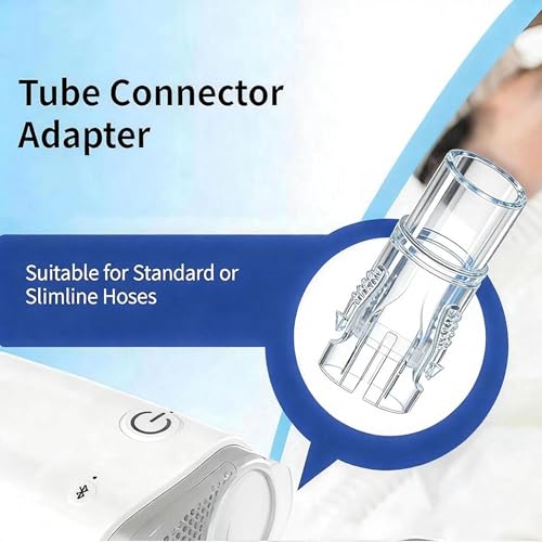 Image of AirMini Adapter for Hose, Universal Tubing Connector Compatible with AirMini Device, Travel-Friendly Accessory - Transparent Version