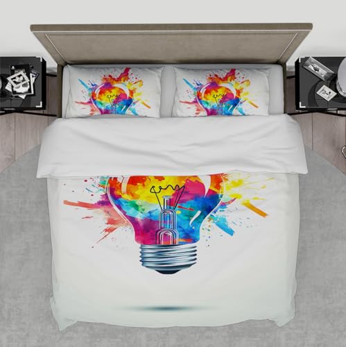 Ensemble de housse de couette 3 pièces finitions haut de gamme