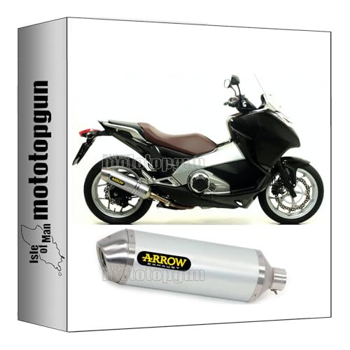 Pot echappement Arrow Honda Integra 700 2012 open race-tech aluminium embout acier