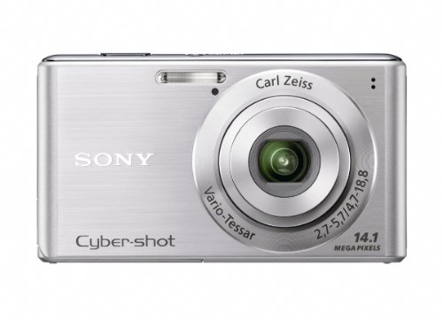 Sony DSCW530 Cyber-shot Digital Still Camera - Silver (14.1MP, 4x Optical Zoom) 2.7 inch LCD (Renewed)