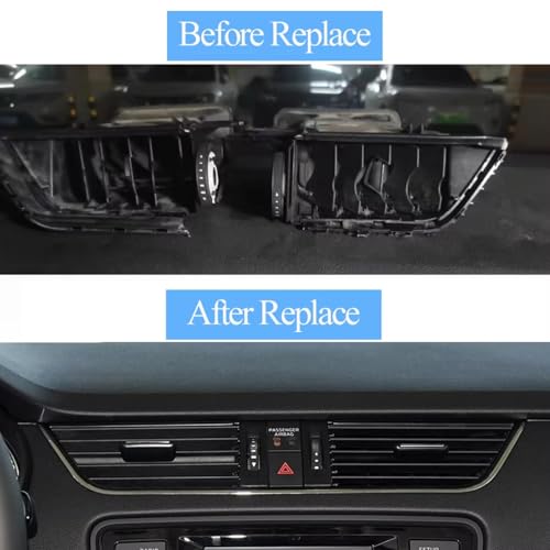 Rejilla de aire acondicionado de repuesto para salpicadero de Skoda Octavia 2015 a 2021 5