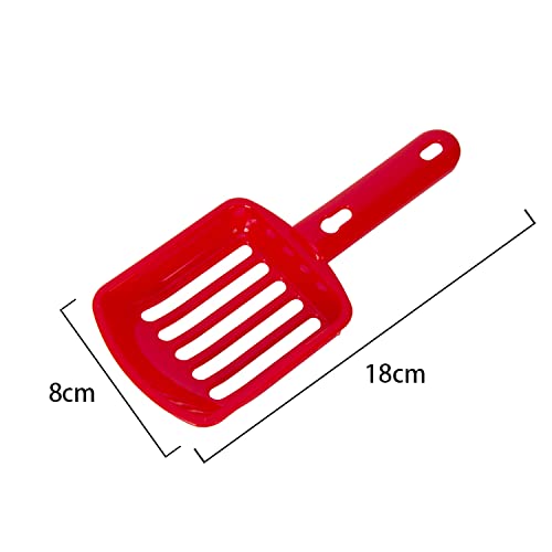 Taiyo Pluss Discovery® Cat Litter Scoop, Sie: (18X8X2 cm) (LXWXH), Cat Litter Scoop, Cat Litter Cleaning Scooper, Cat Litter Scoop Cum Shovel (Color May Vary) (Pack of 2) 3