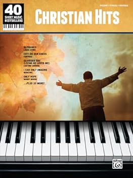 Paperback 40 Sheet Music Bestsellers -- Christian Hits: Piano/Vocal/Guitar Book