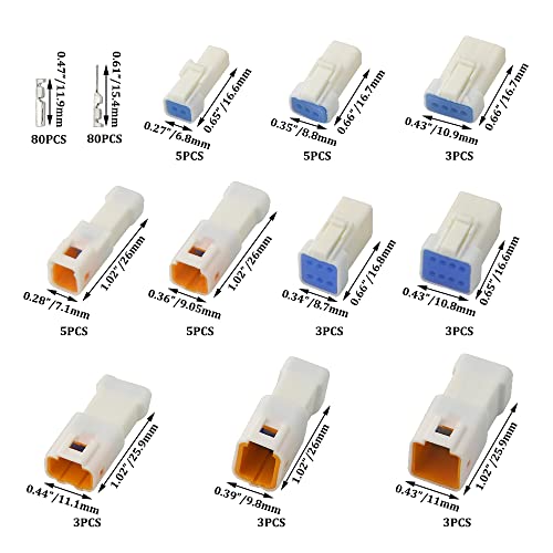 WMYCONGCONG 19 Set Connettore Impermeabile 2 3 4 6...