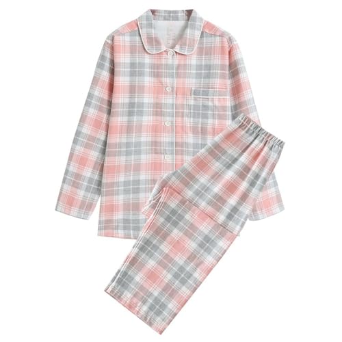 Pyjama d'hiver respirant 2 pièces en flanelle chaude avec boutons pour un sommeil réparateur