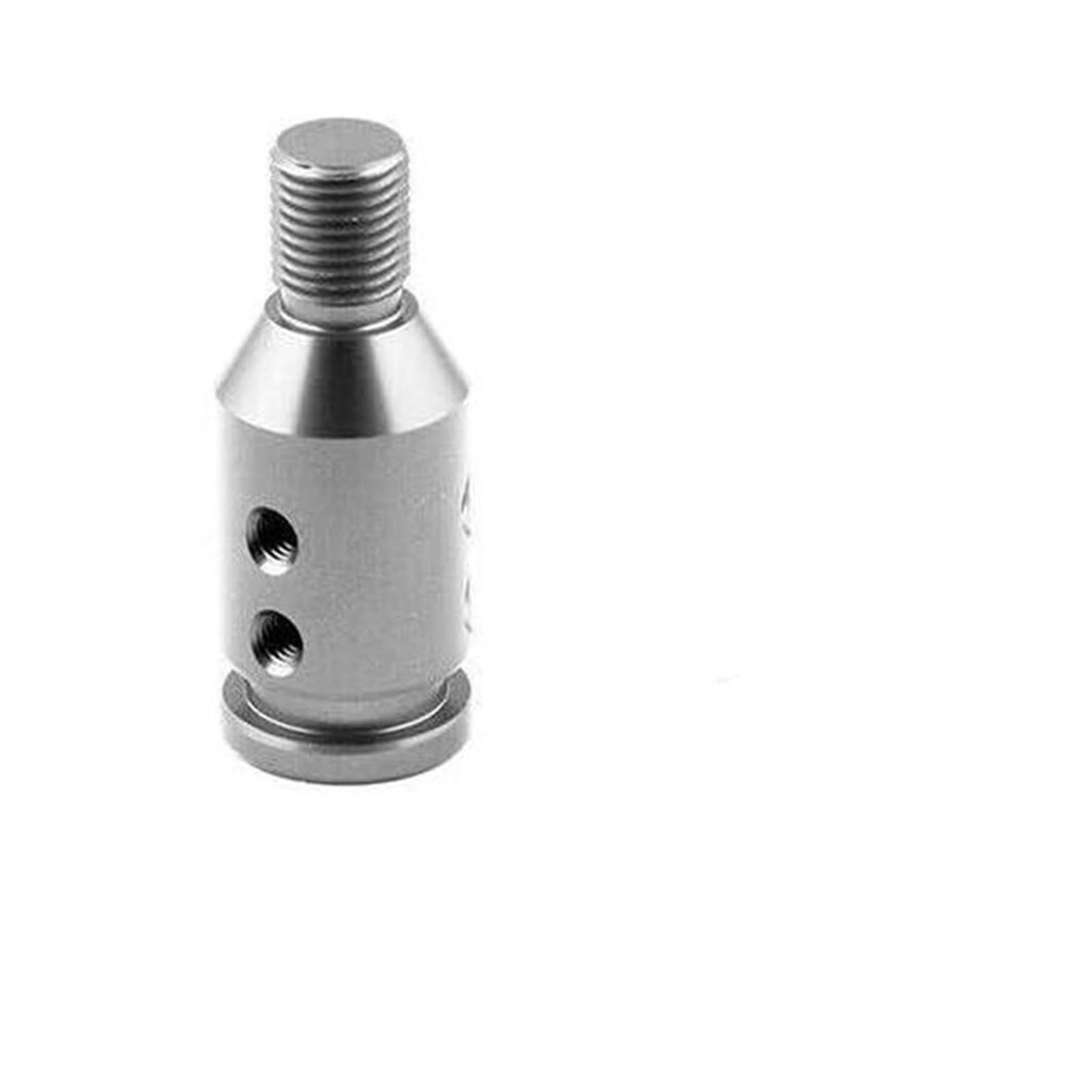 Linqianbhd Silver Gear Lever Shift Knob Universal Car Aluminum Manual Gear Shift Knob Stick Transmission Shifter Head Gearstick Lever(Silver)