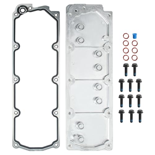 Image of 12598832 Engine Valley Cover Plate Gasket with Bolts Compatible with Gen 4 LS Non AFM /DOD Compatible with GM 2007-2013 LS2 LS3 LS7 Compatible with Chevy 4.8L 5.3L 6.0L 6.2