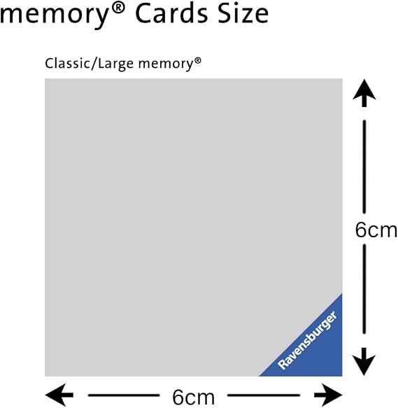 Ravensburger Junior Memory Game | Engaging Picture Matching Game | Enhances Memory & Matching Skills | Suitable for Kids Ages 3 and Up | Quality Assured