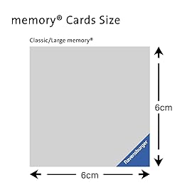 Ravensburger Junior Memory Game | Engaging Picture Matching Game | Enhances Memory & Matching Skills | Suitable for Kids Ages 3 and Up | Quality Assured