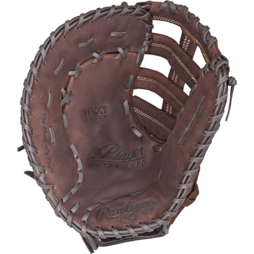 Rawlings | PLAYER PREFERRED Baseball First Base Glove | Left Hand Throw | 12.5" - Single Post Double Bar Web - image 3