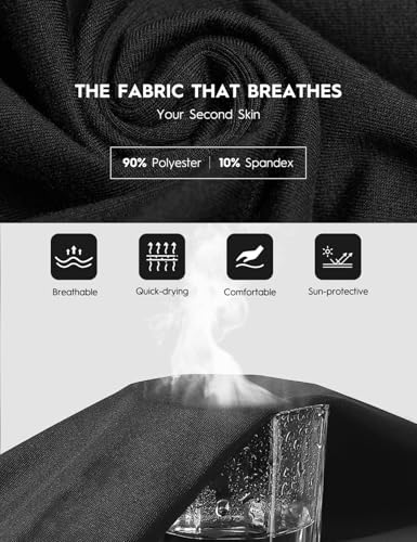 7 Pack Men's Compression Shirts Short Sleeve Slimming Workout Shirt for Gym Cool-Dry Athletic Undershirts4