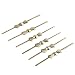 H&D 100pcs Golden Bow Tie clips , butterfly clips for Fastening Crystals, Feng Shui, Chandelier Crystals, Lamp Crystals, Ceiling Light Crystals 40mm