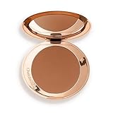 Charlotte Tilbury Airbrush Matte Bronzer - Smoothing & Blurring Powder Bronzer with an Airbrush Finish - Refillable Makeup Infused with Silky Mica & Hyaluronic Acid - 3 Tan
