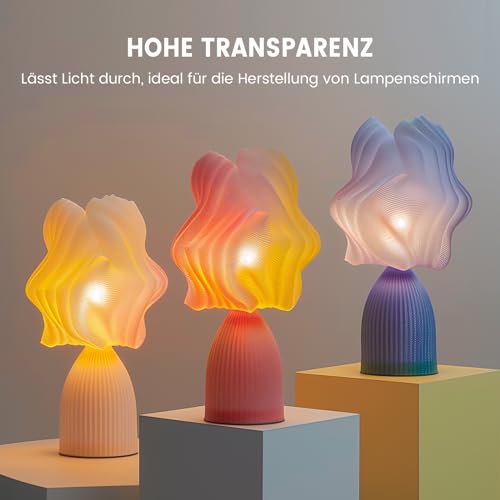 TECBEARS PETG Filament 1.75 mm Schwarz, Stärker Zähigkeit PETG 3D Drucker Filament, 1kg Spule, Maßgenauigkeit +/- 0,02 mm, Kompatibel mit FDM Drucker – Bild 4