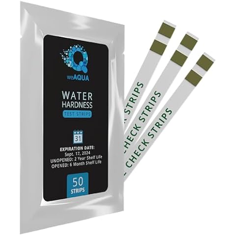 WeAQUA Water Hardness Test Kit - DoubleCheck 50 Strips - Hard Water Testing Kit Cover