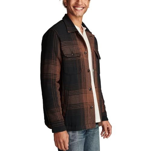 Image of Lucky Brand Men's Plaid Shirt Jacket