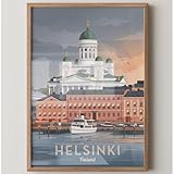 MJ-GRAPHICS® Poster Helsinki Kunstdruck Kathedrale 