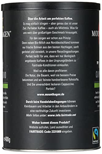 Mount Hagen Mount Hagen Bio FT Family Cappuccino, 400g - Produktansicht 3 | Cappuccino