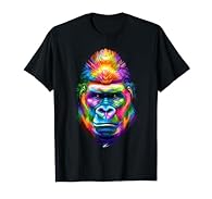 This expressive print featuring a colorful painting of a gorilla face will be a stylish choice for any person who's in love with the largest living primate. The original image of an ape was specially created by Stonemask Art Studio for the people who...