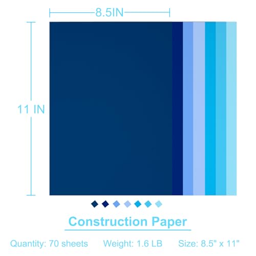 Papier de construction résistant pour découpage facile sans déchirure pour enfants