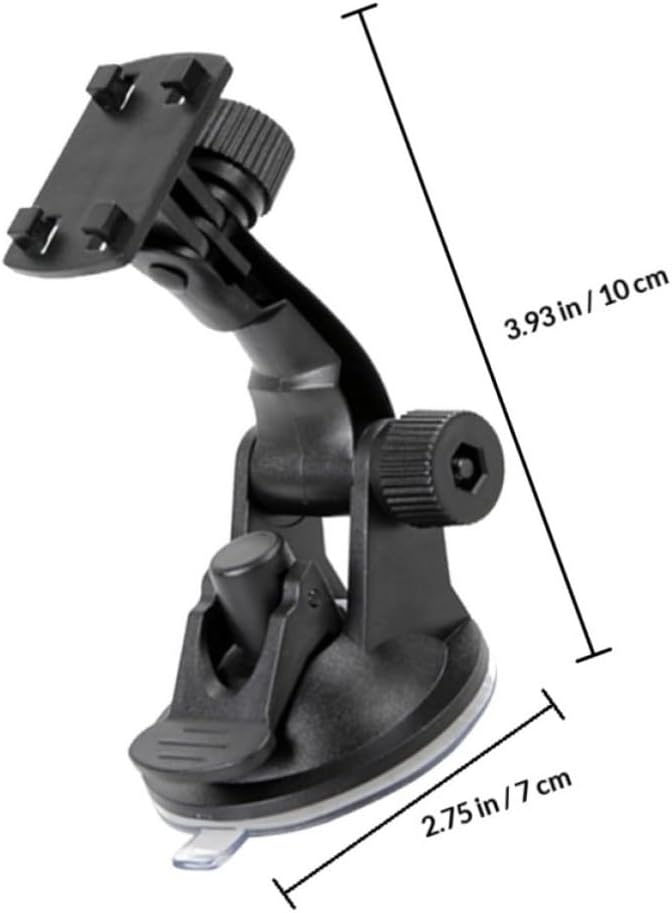 Car Phone Holder for Smart Phones, Long Arm Black ABS PVC image 2