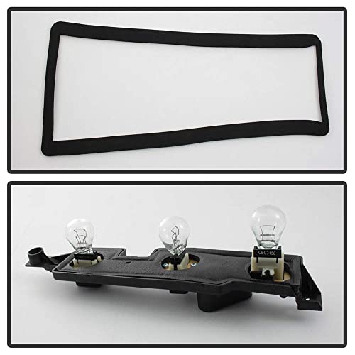 Acanii - For 1988-1998 Chevy/Gmc C10 C/K 1500 2500 3500 Silverado Yukon Suburban Tahoe Tail Lights Lamps W/Circuit Board #TOP4